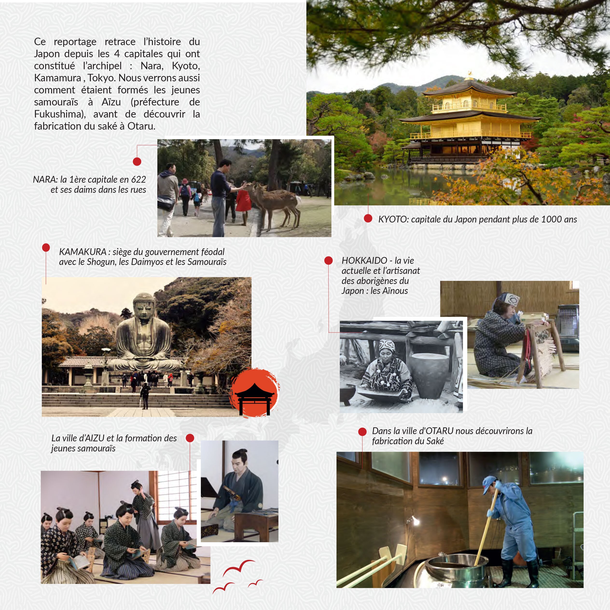 Japon de Nara à Haikkïdo