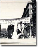 Démonstration à Marseille sur La Canebière en 1962.